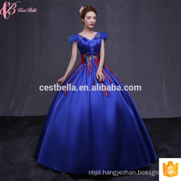 Satin Ball Gowns Quinceanera Dresses Custom Made High Quality Designer Hot Pink Red Blue SweetHeart Evening Dress